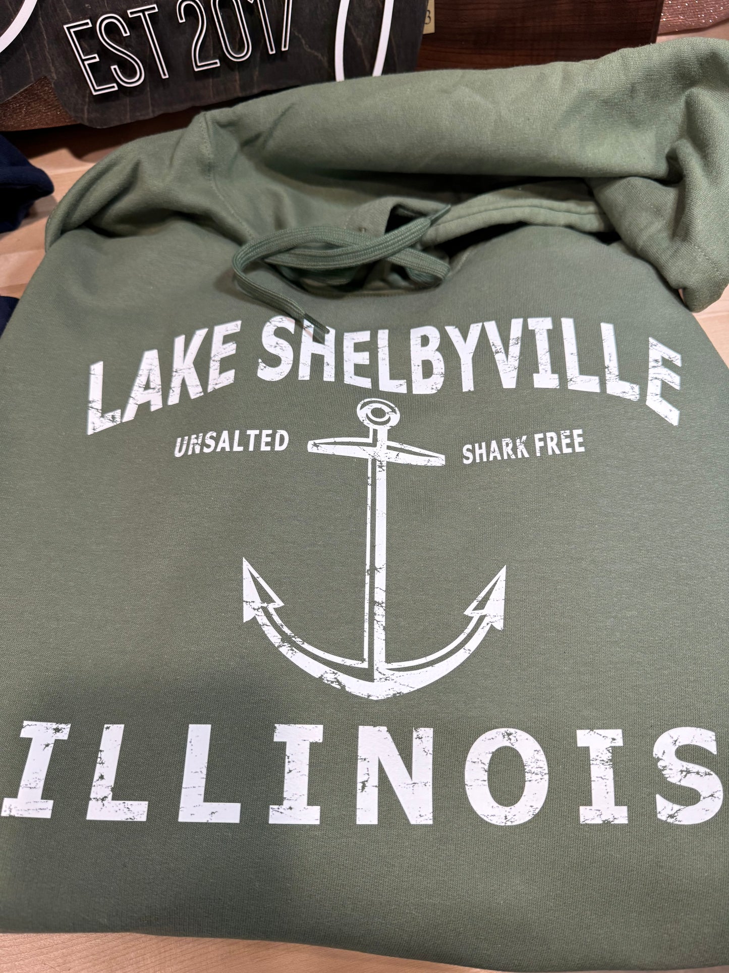 LAKE (INSERT YOUR OWN) UNSALTED SHARK FREE (INSERT STATE)