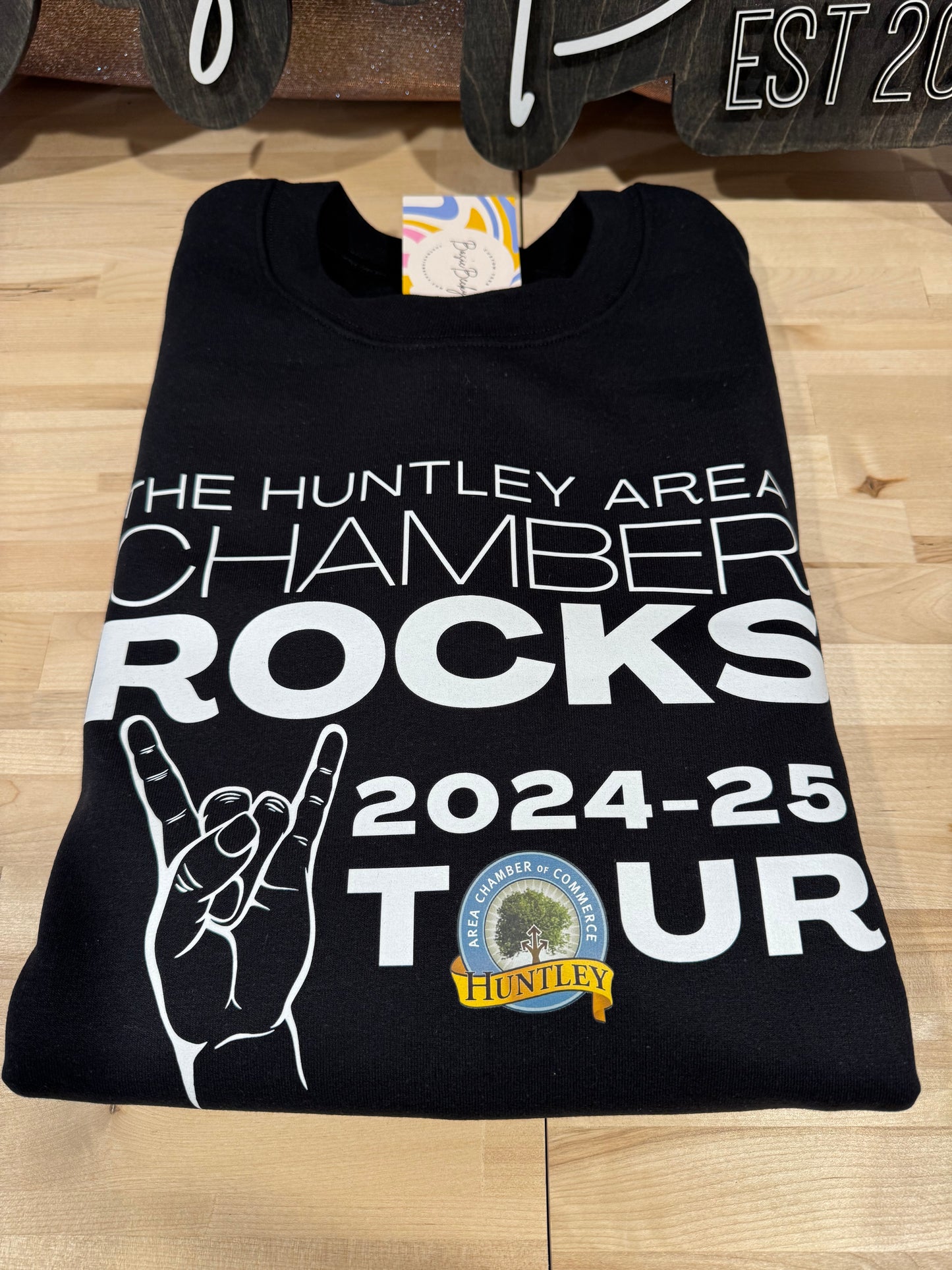 THE HUNTLEY AREA CHAMBER ROCKS EXCLUSIVE DESIGN