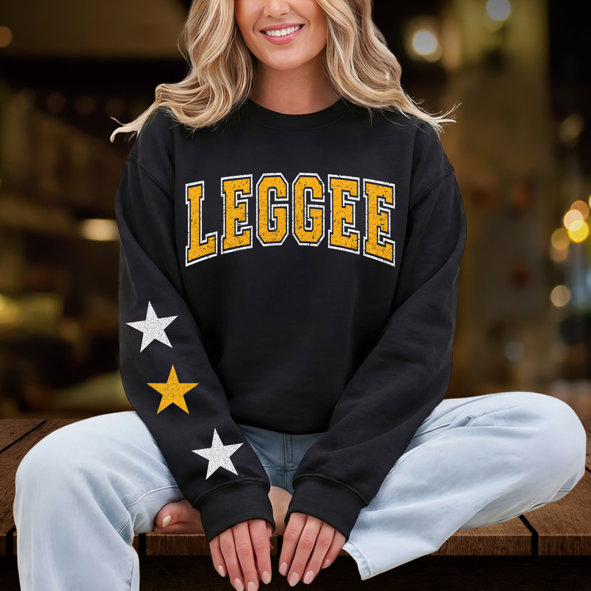 LEGGEE ARCH AND ONE SLEEVE OF STARS SET UP