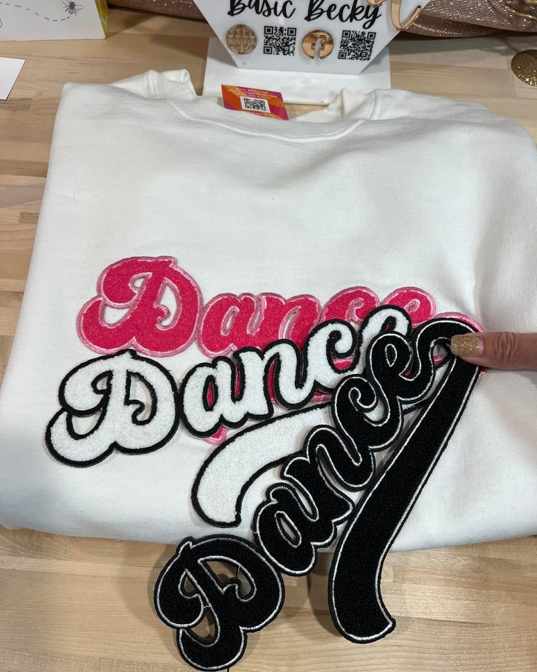 DANCE CHENILLE PATCH