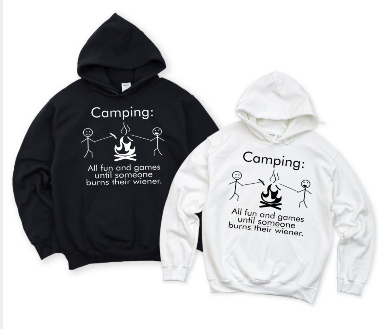 CAMPING: ALL FUN AND GAMES UNTIL SOMEONE BURNS THEIR WIENER