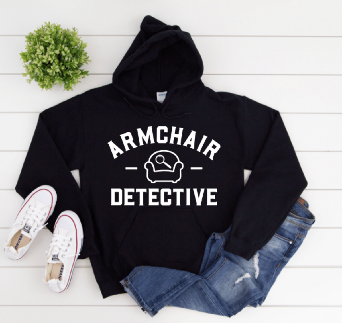 ARMCHAIR DETECTIVE Basic Becky Tees & More
