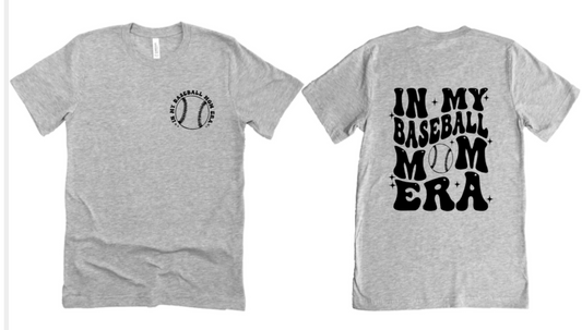 IN MY BASEBALL MOM ERA