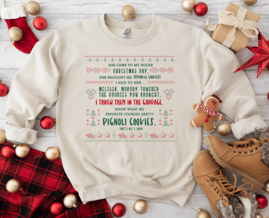 SHE CAME TO MY HOUSE CHRISTMAS DAY