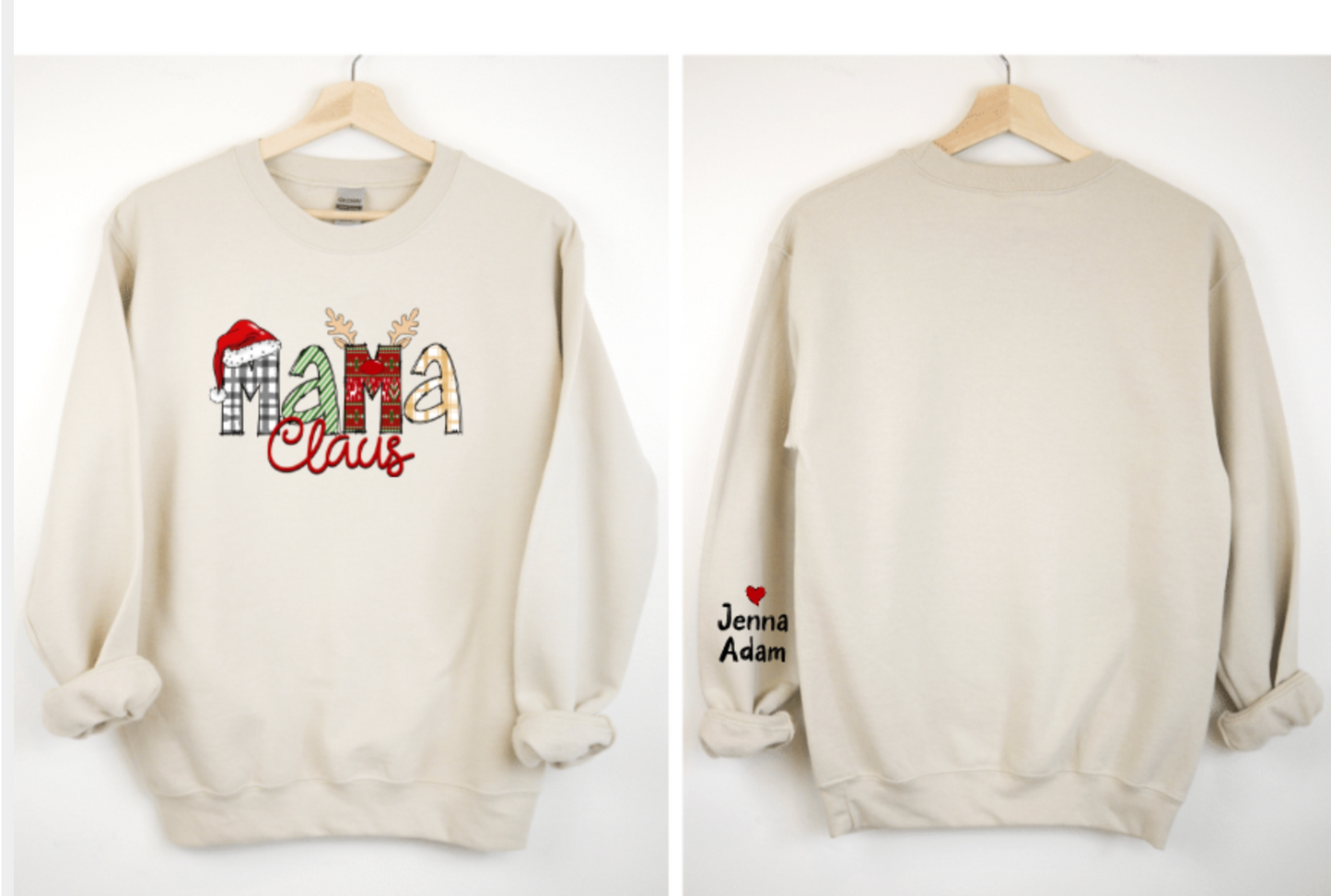 CLAUS WITH NAMES ON SLEEVE