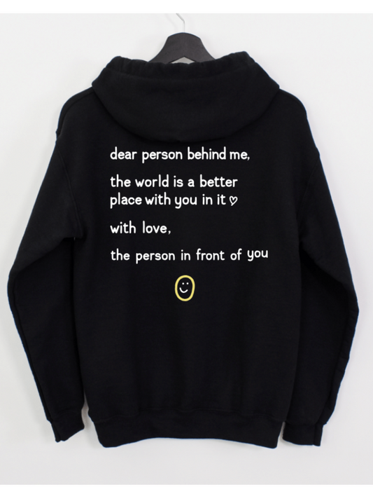 DEAR PERSON BEHIND ME W/ SMILEY FACE