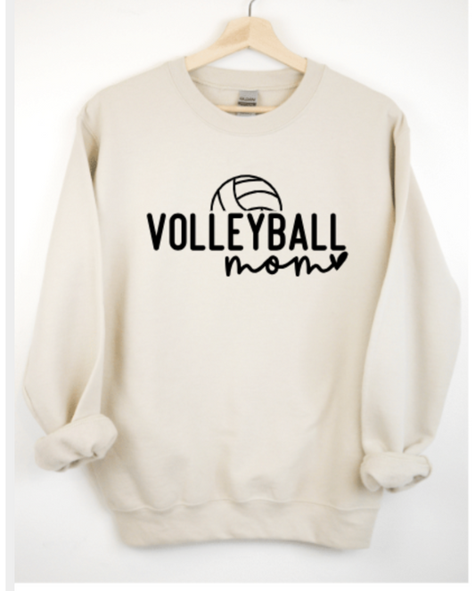 VOLLEYBALL MOM WITH HEART