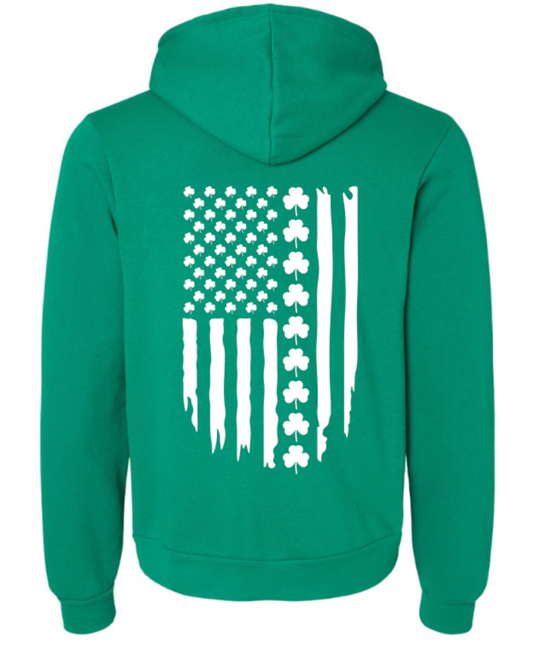 ST PATRICK FLAG DESIGN (FRONT AND BACK)