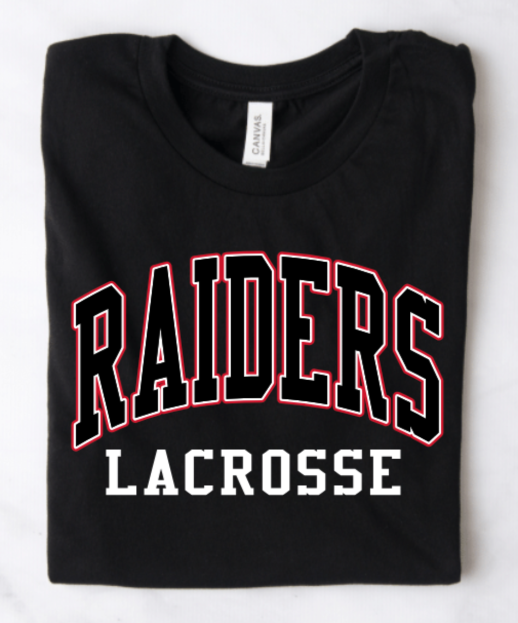 RAIDERS ARCH DESIGN FOR LACROSSE