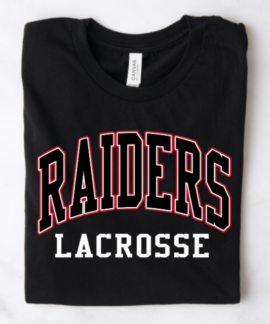 RAIDERS ARCH DESIGN FOR LACROSSE