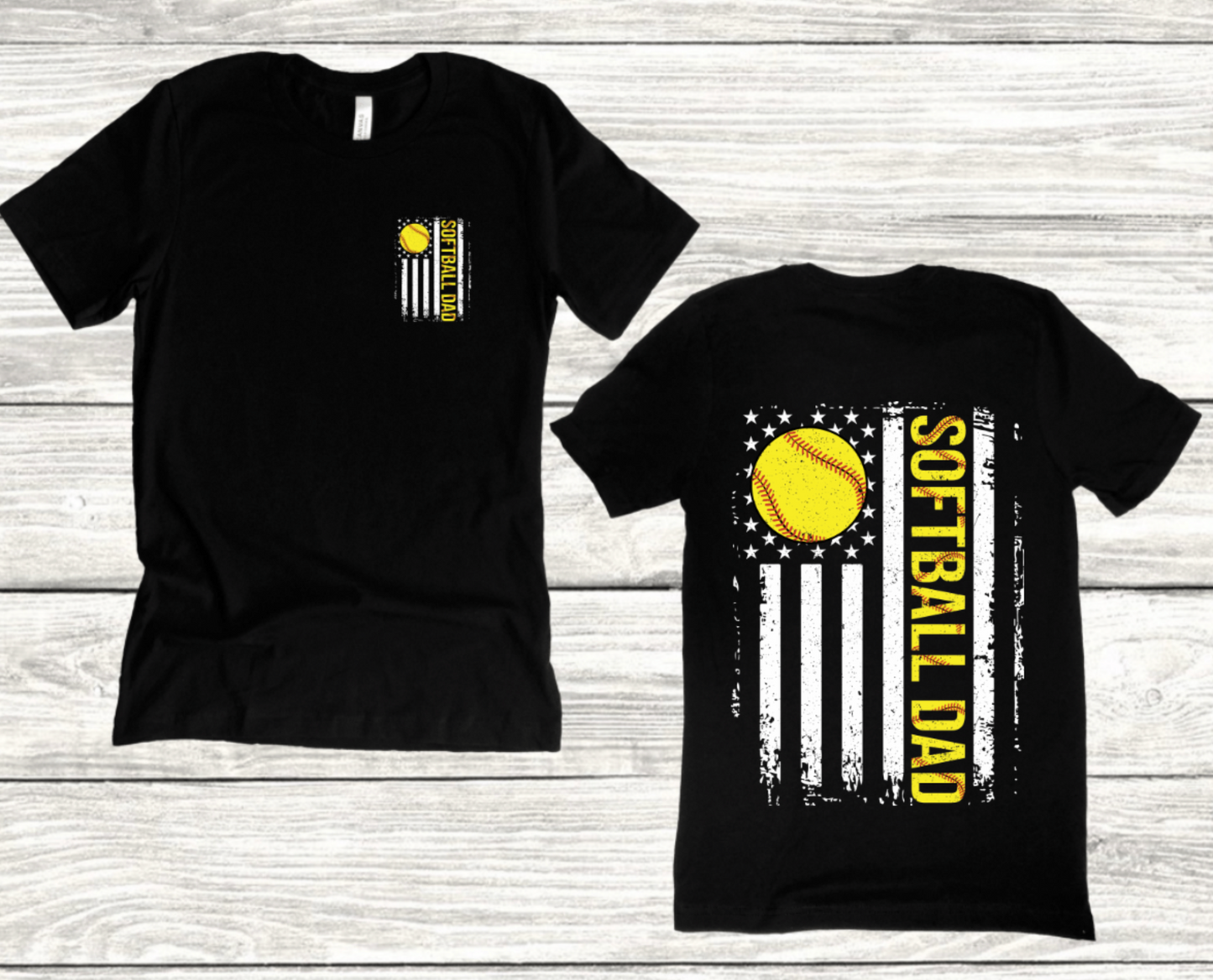 SOFTBALL DAD FLAG DESIGN