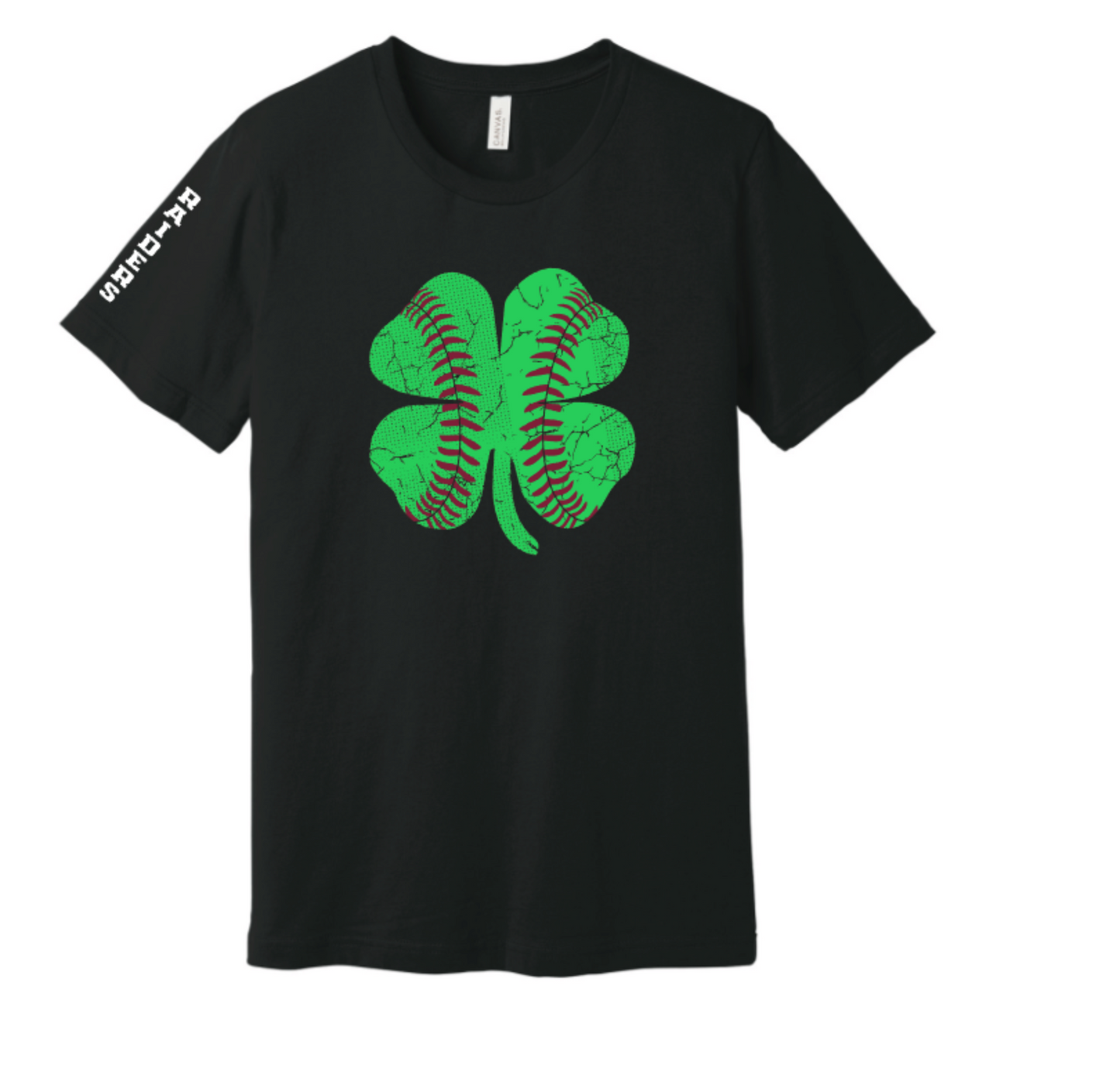 SHAMROCK BASEBALL WITH RAIDERS ON SLEEVE
