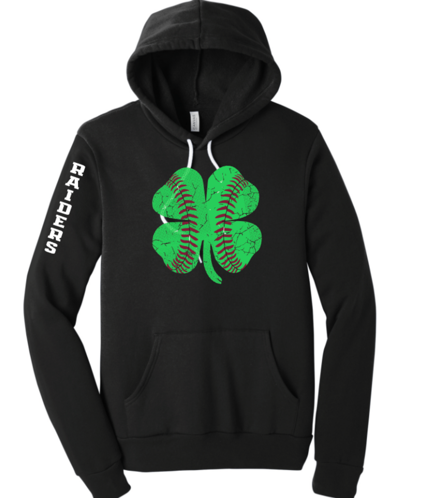 SHAMROCK BASEBALL WITH RAIDERS ON SLEEVE