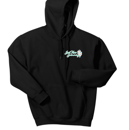 JUST KEEP SWIMMING (SEA TURTLES ON BACK AND SLEEVES)