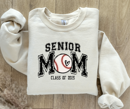 SENIOR MOM BASEBALL THEMED