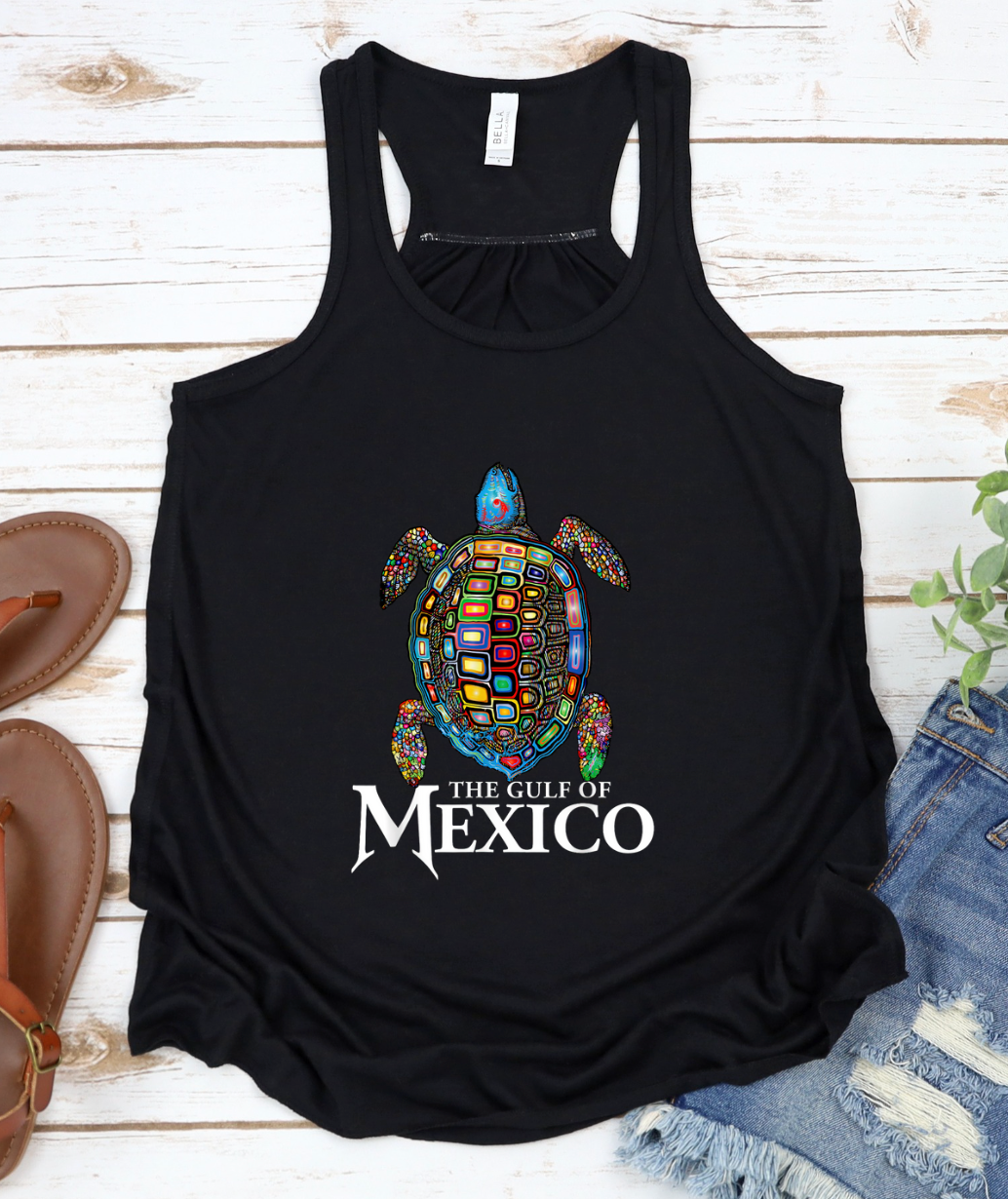 SEA TURTLE GULF OF MEXICO FULL COLOR TURTLE