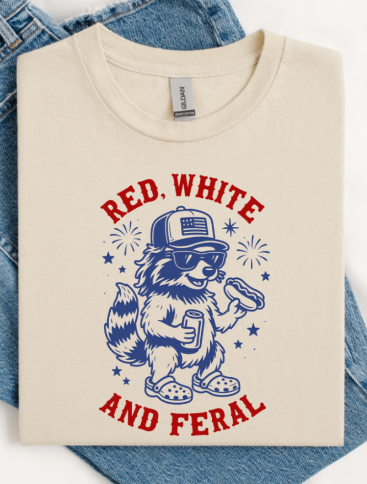 RED WHITE AND FERAL