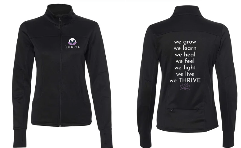 THRIVE Women's Poly-Tech Full-Zip Track Jacket