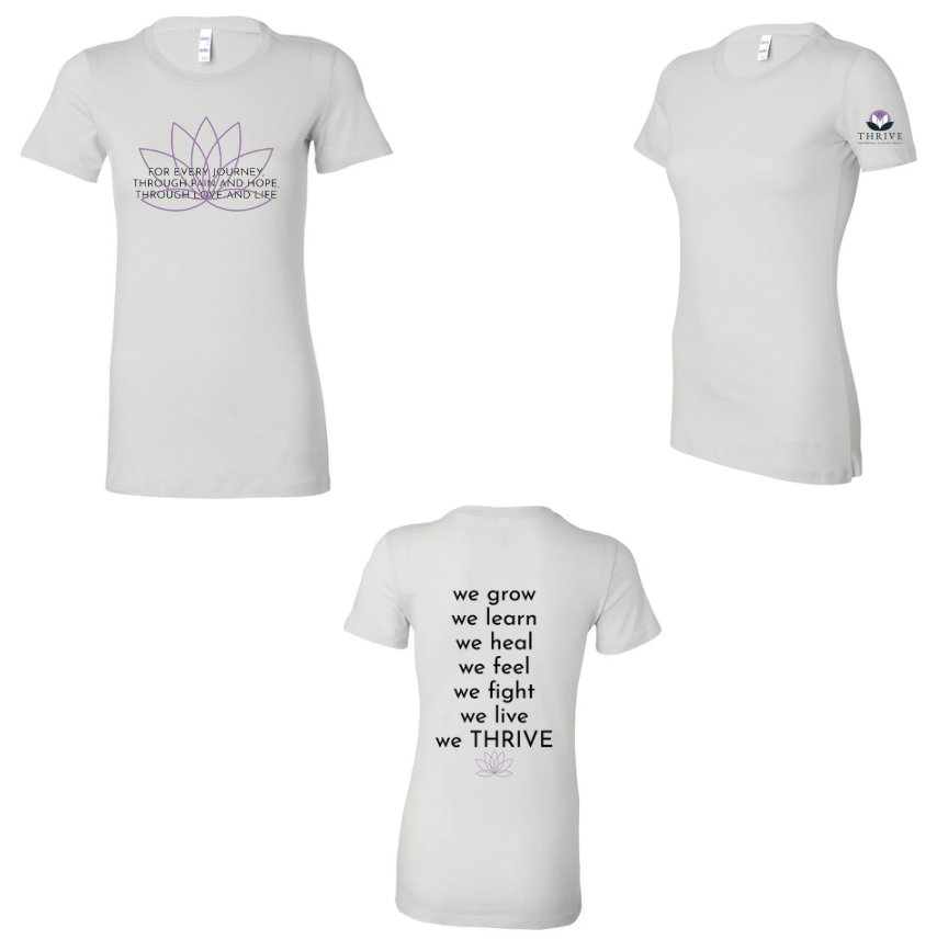 THRIVE Women’s Relaxed Jersey Tee VINTAGE WHITE