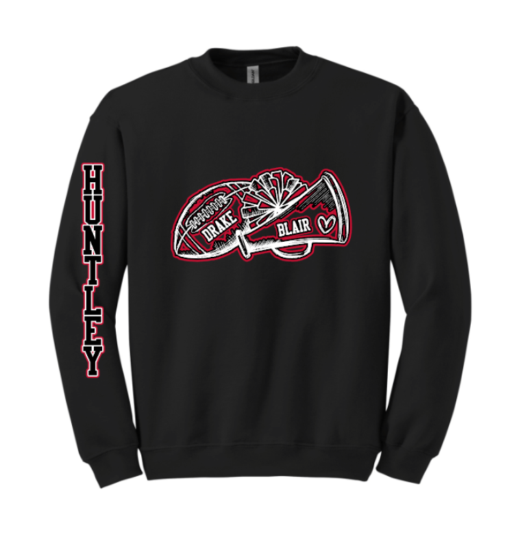 FOOTBALL CHEER COMBO WITH HUNTLEY ON SLEEVE