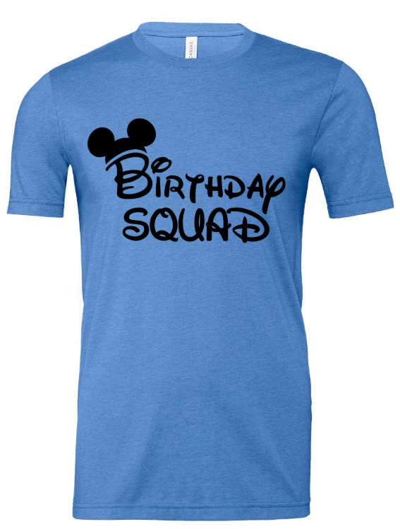 BIRTHDAY SQUAD TRIP TEE