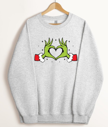 G R I N C H HANDS MAKING HEART