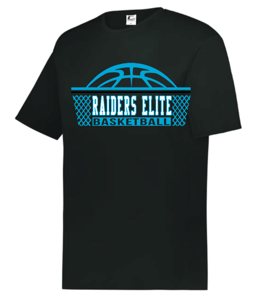 RAIDERS ELITE ON DRI FIT TEES WITH NICKNAME ON BACK