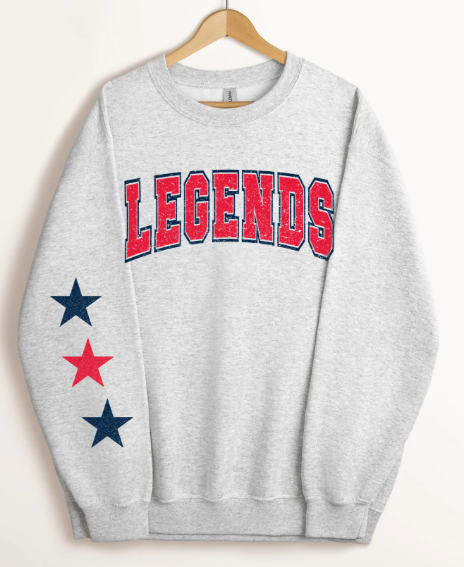 LEGENDS ARCH SET UP ONE SLEEVE OF STARS SET UP