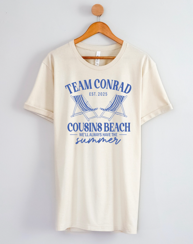 TEAM CONRAD EST 2025 COUSINS BEACH (CHAIRS)