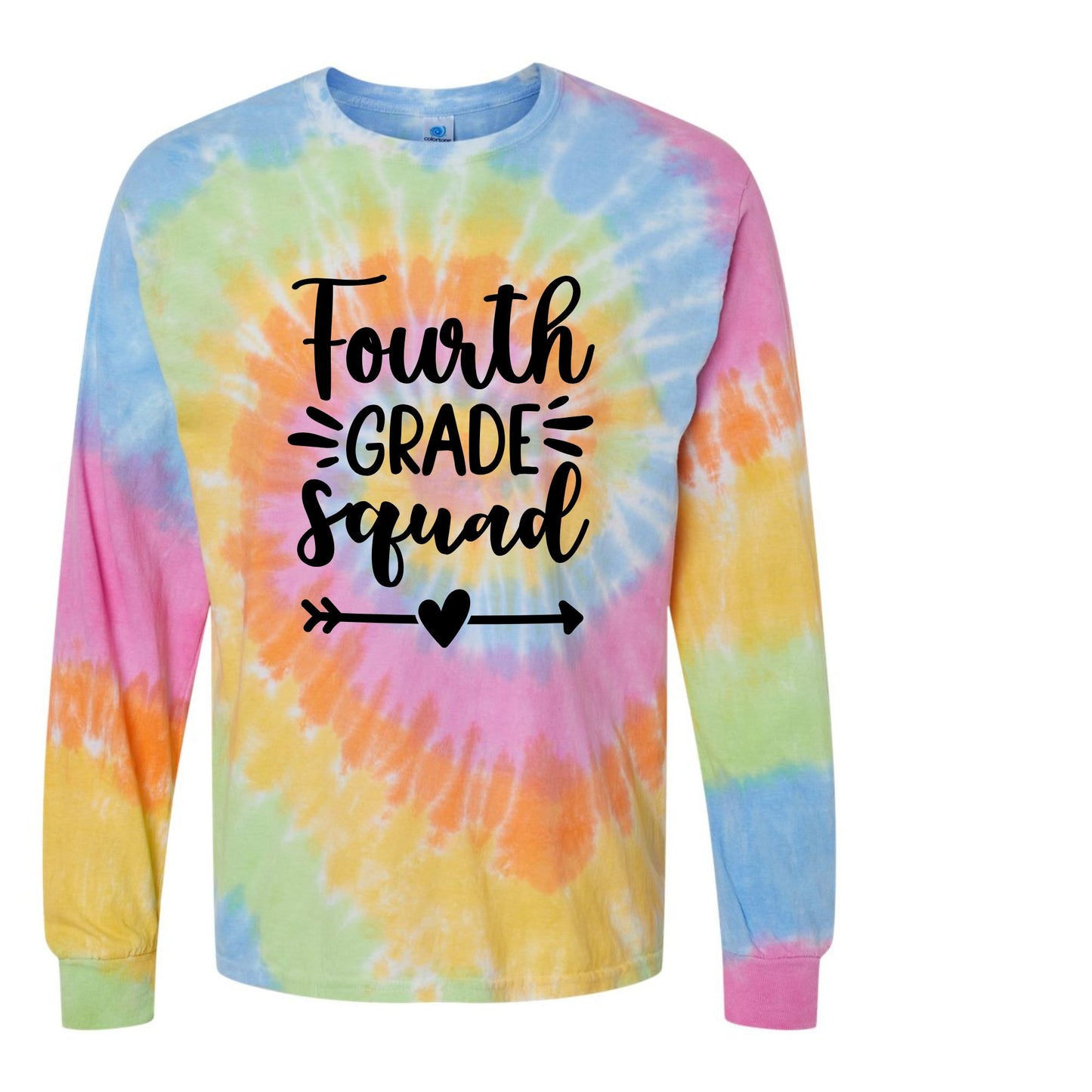 FOURTH GRADE SQUAD ON ETERNITY TIE DYE TEE