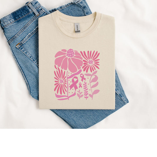 BREAST CANCER AWARENESS FLORAL BOX SET UP