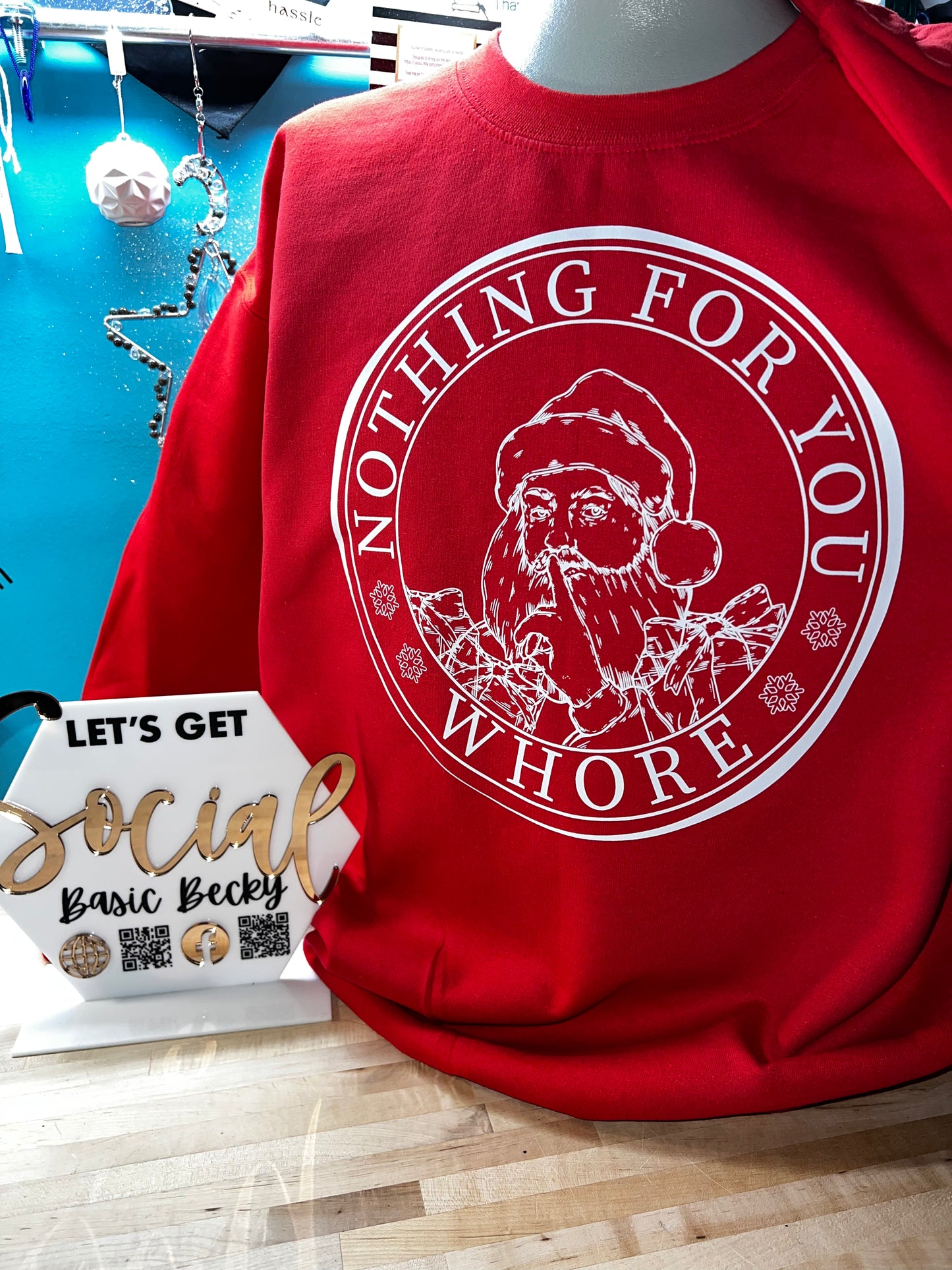 NOTHING FOR YOU WHORE