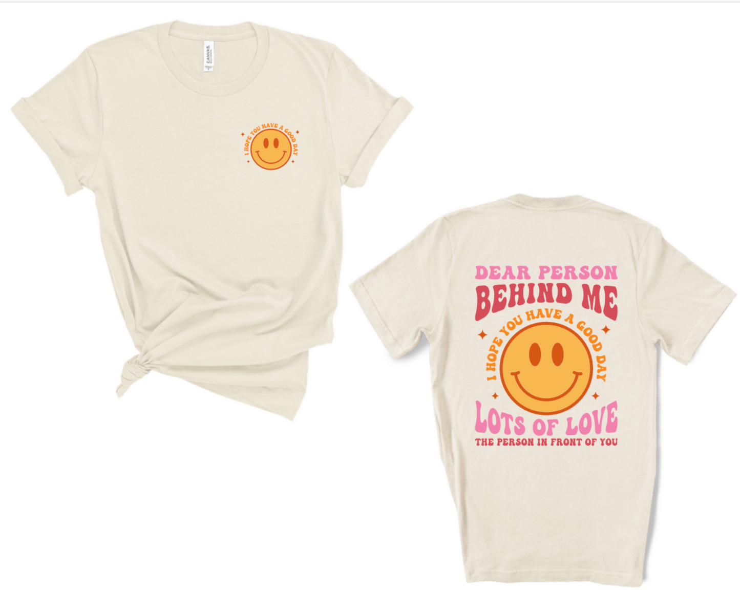 DEAR PERSON BEHIND ME