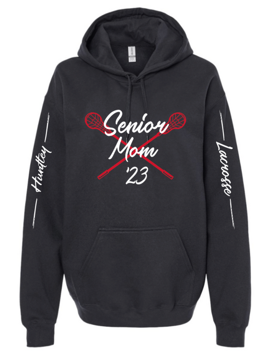 SENIOR MOM LACROSSE HOODIE