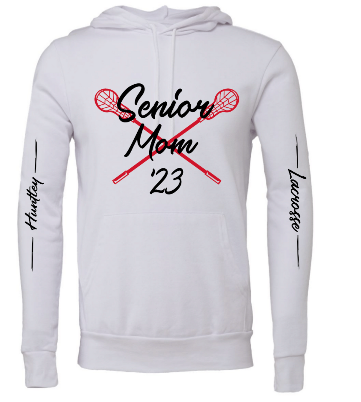 SENIOR MOM LACROSSE HOODIE