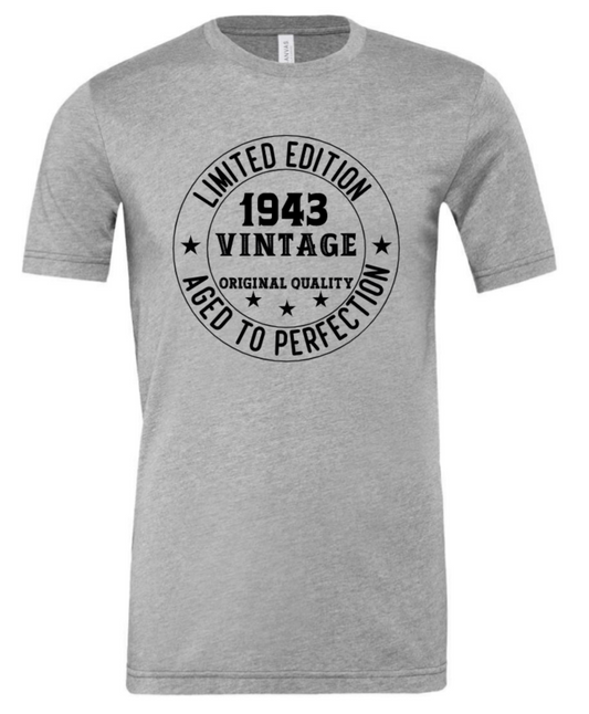 VINTAGE LIMITED EDITION BIRTHDAY CHANGE YEAR