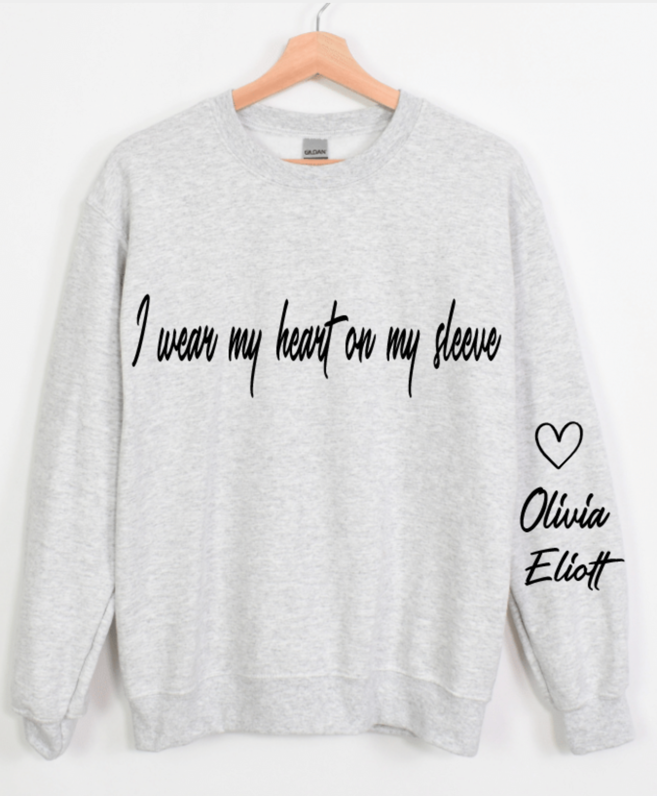 I WEAR MY HEART ON MY SLEEVE