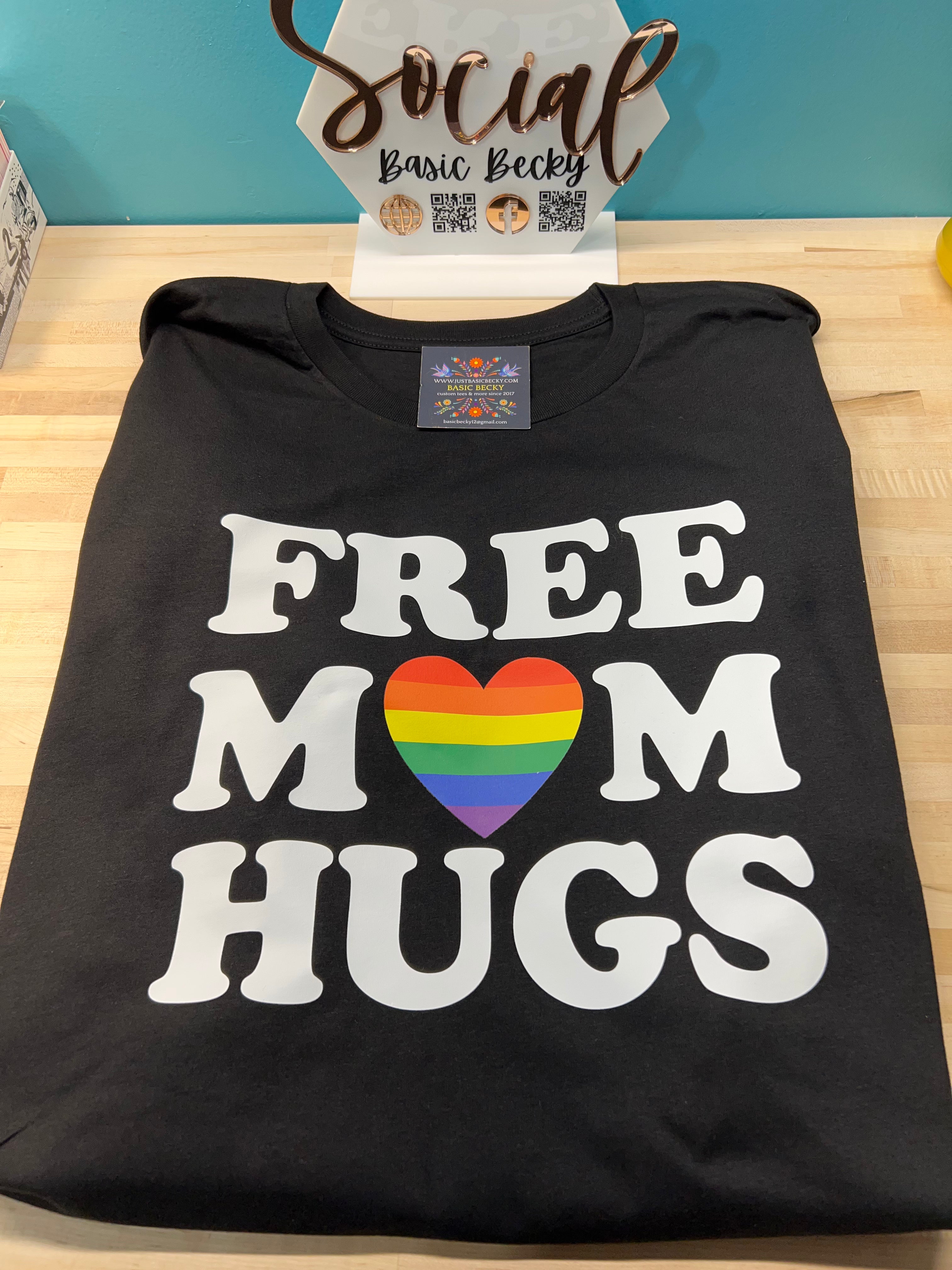 free mom hugs shirts near me