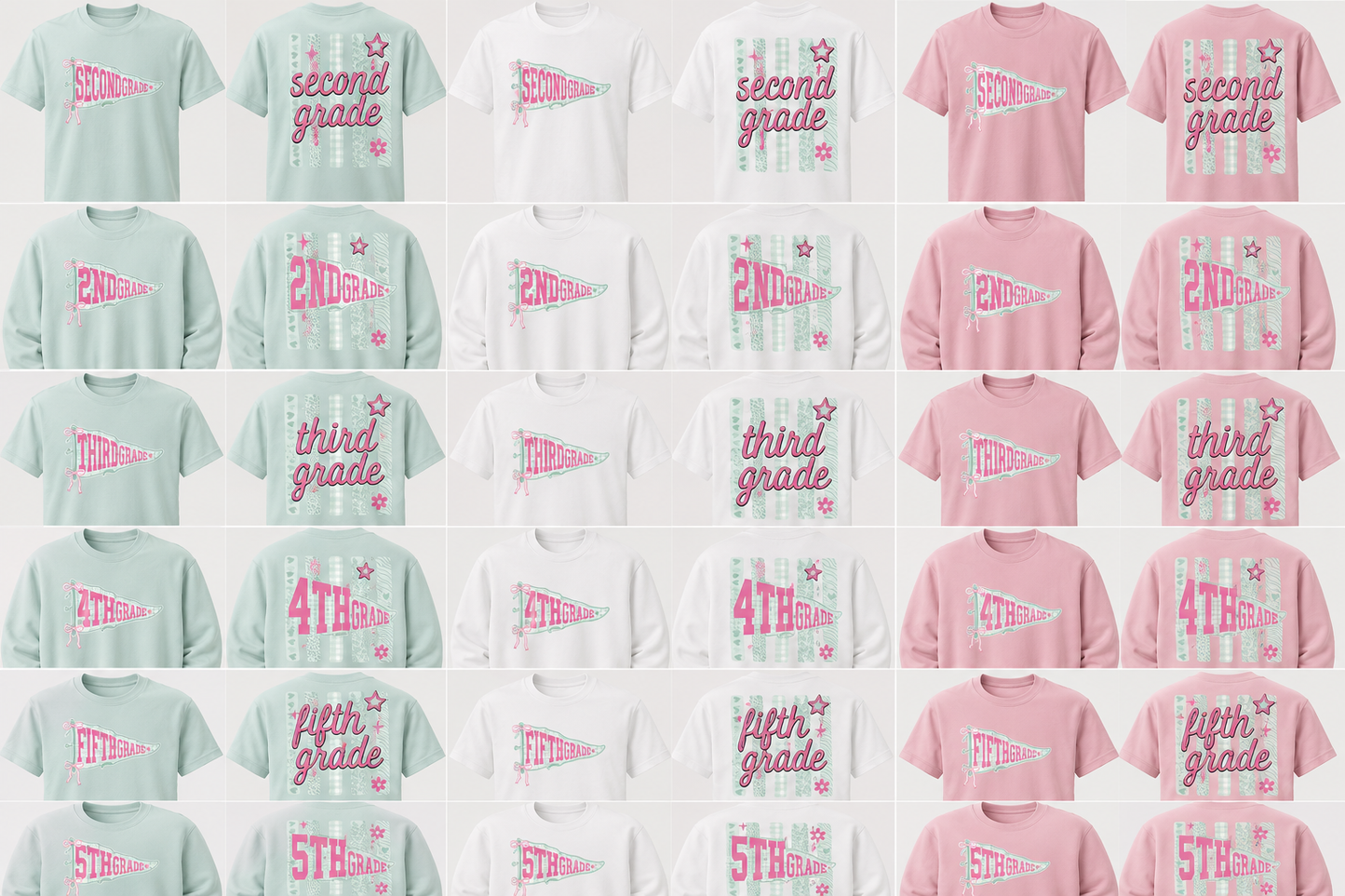 GRADE DESIGN FRONT AND BACK
