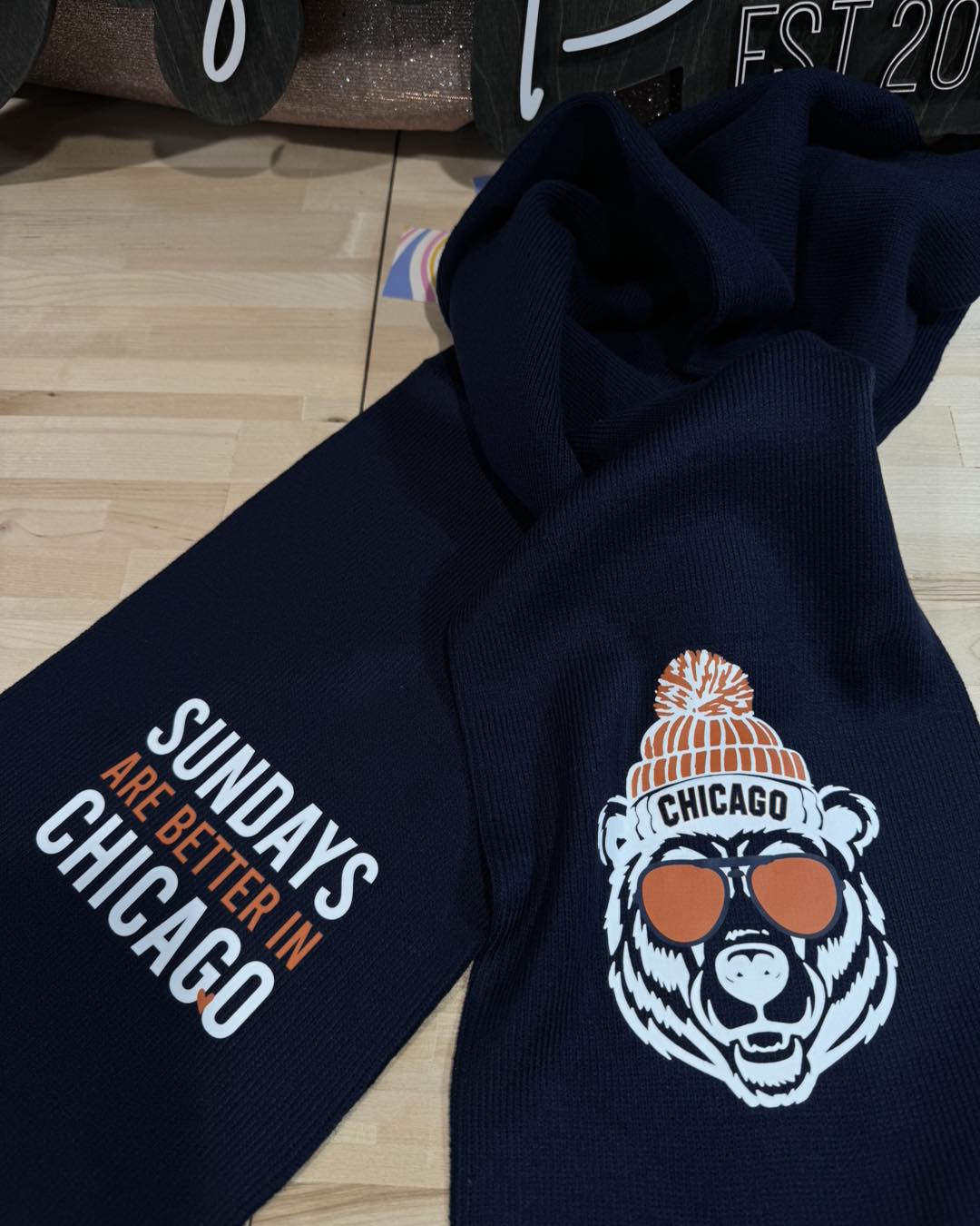 SUNDAYS ARE BETTER IN CHICAGO SCARF