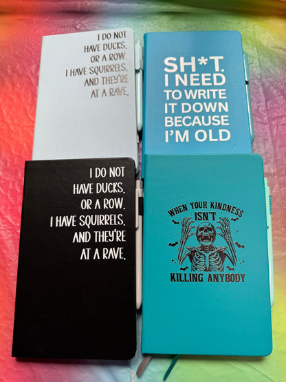 MADE TO ORDER NOTEBOOK WITH PEN