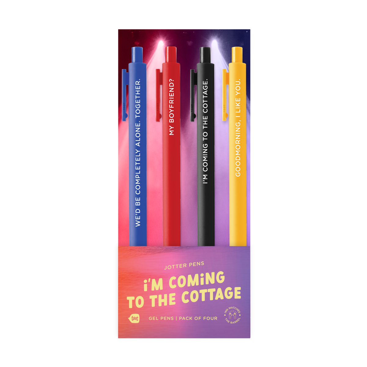 NEW! Heated Rivalry Jotter Pens: Shane Hollander 3 Pack