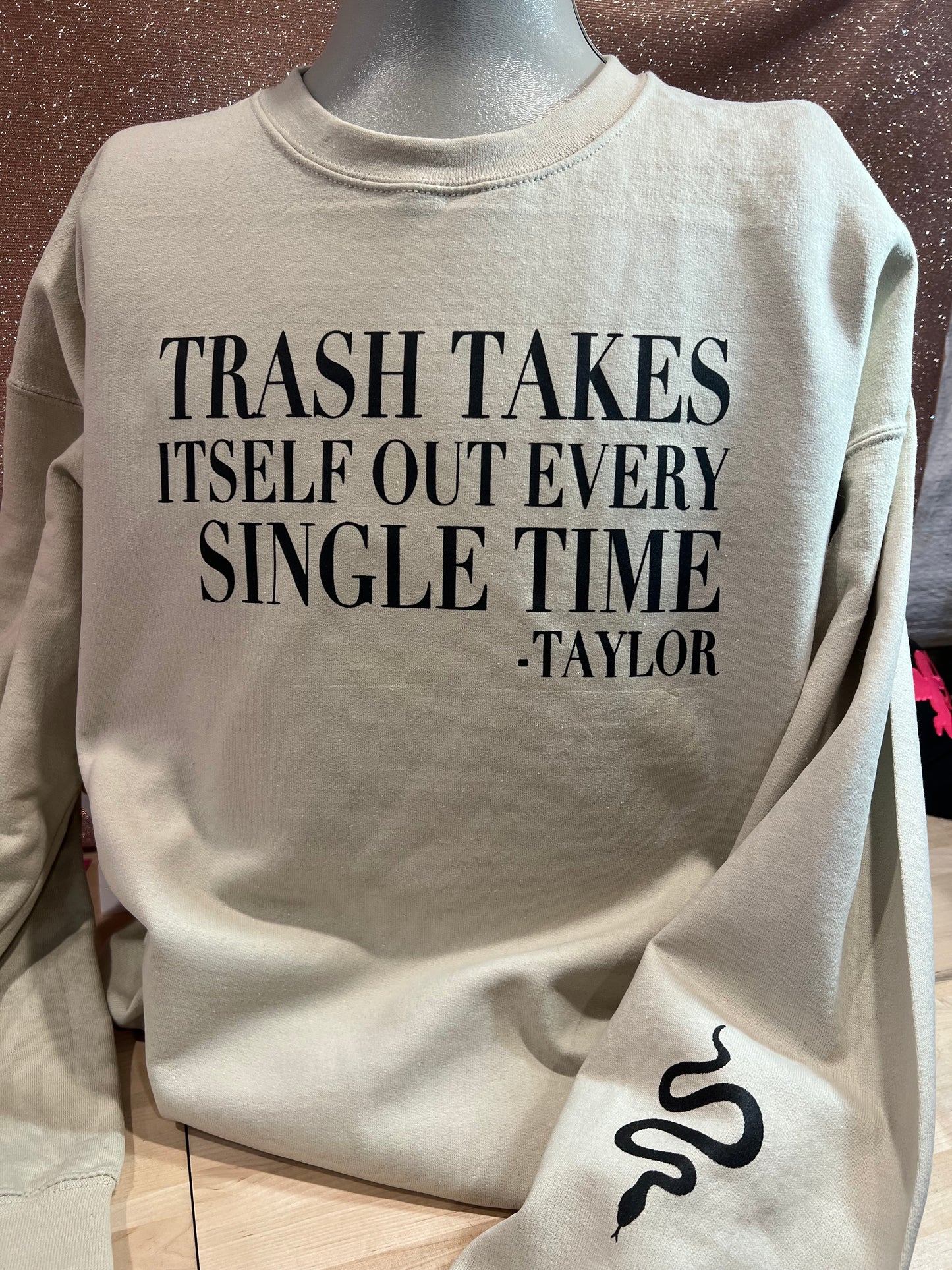 TRASH TAKES ITSELF OUT EVERY SINGLE TIME