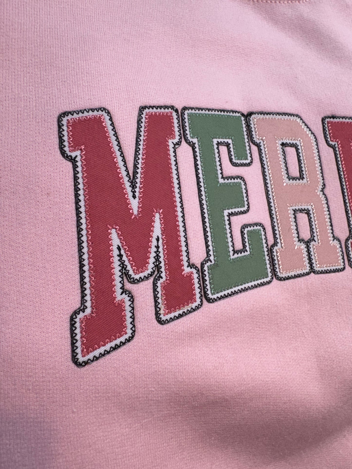 MERRY (EMBROIDERED PATCH DESIGN)