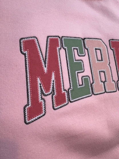 MERRY (EMBROIDERED PATCH DESIGN)