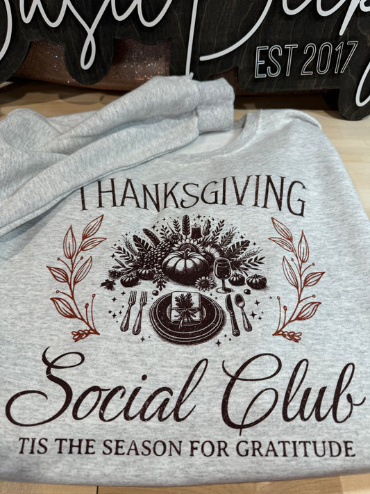 THANKSGIVING SOCIAL CLUB