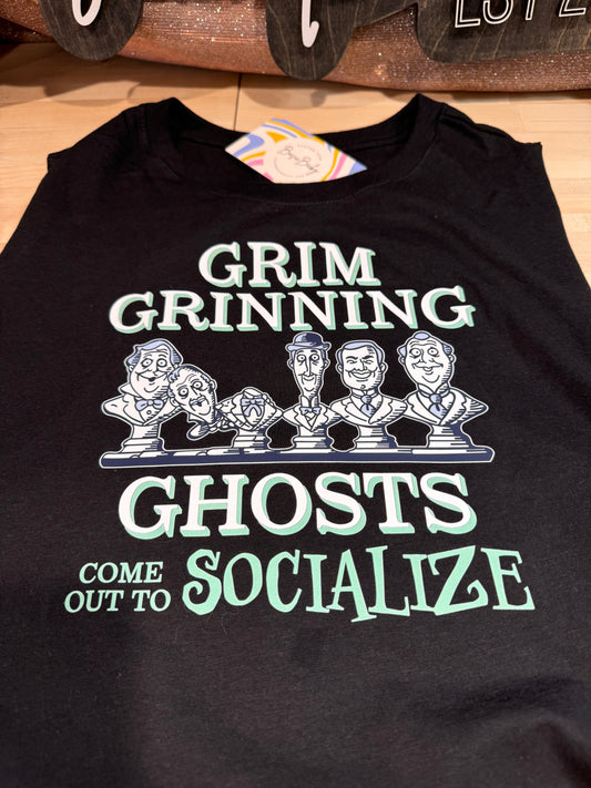 GRIM GRINNING GHOSTS COME OUT TO SOCIALIZE FAN ART