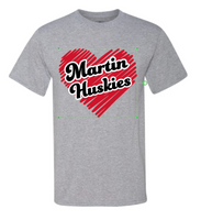 MARTIN HUSKIES SCRIBBLE HEART