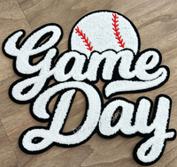 GAME DAY PATCH WITH BASEBALL