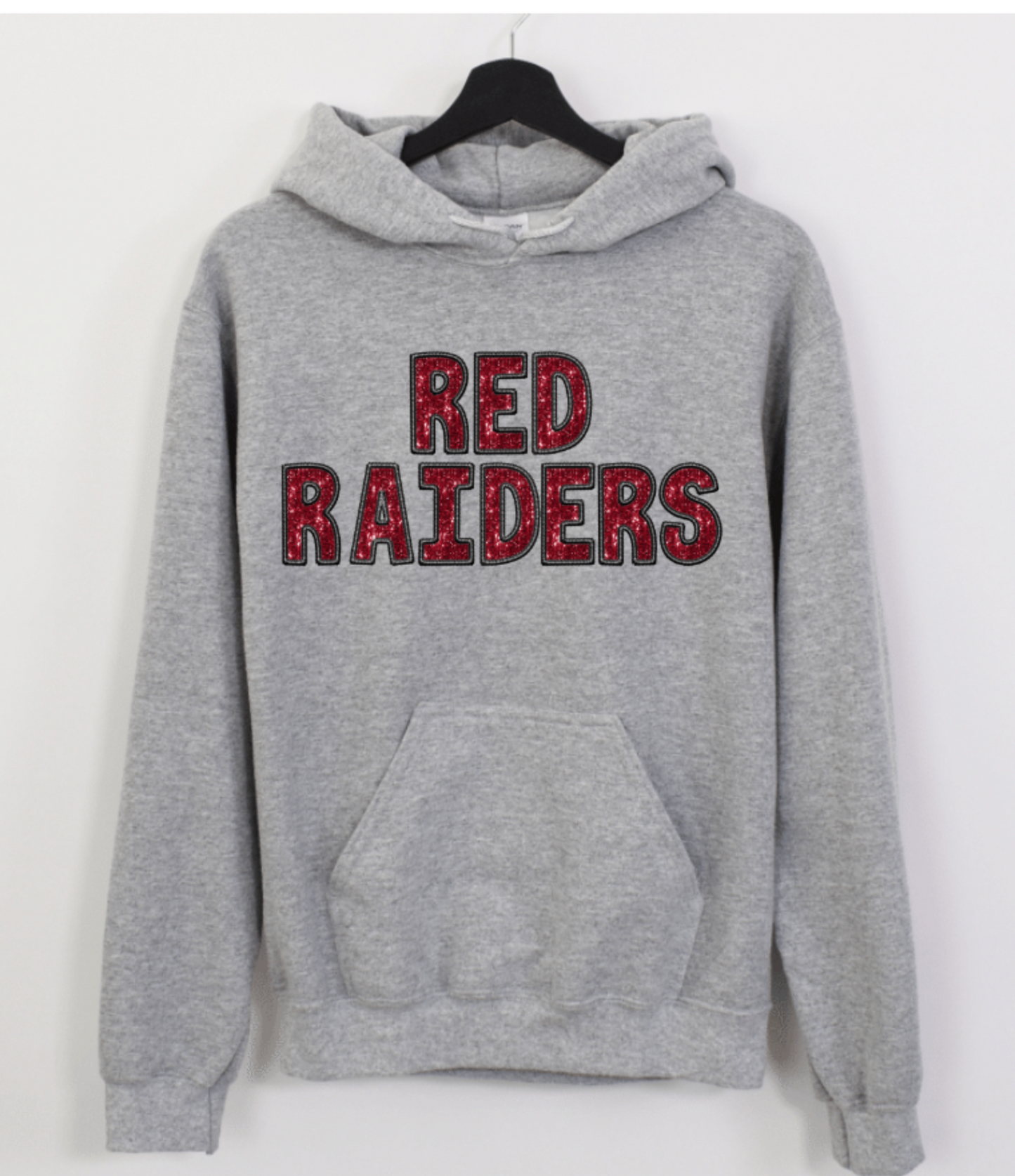 RED RAIDERS FAUX SEQUIN EFFECT